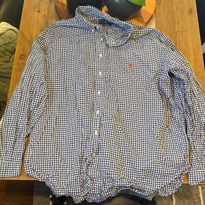 Polo Ralph Lauren Navy and White Gingham Shirt